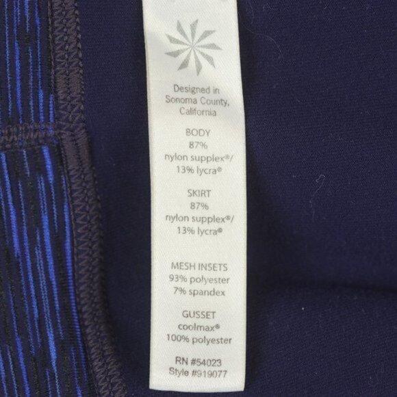 Athleta Aurora Contender 2 in 1 Women's Small Purple Skirted Athletic Leggings - Picture 9 of 10